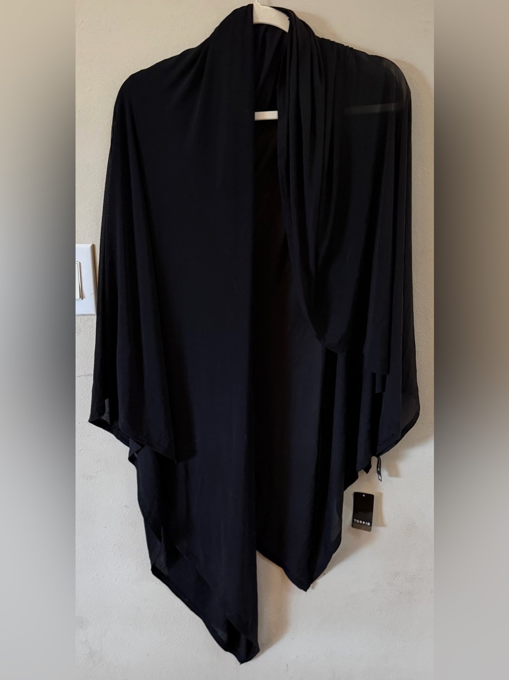 Torrid black mesh sarong OS